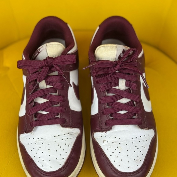 Vintage 1999 Nike Dunk Low White Team Red No Box Size 7.5 - Picture 2 of 11